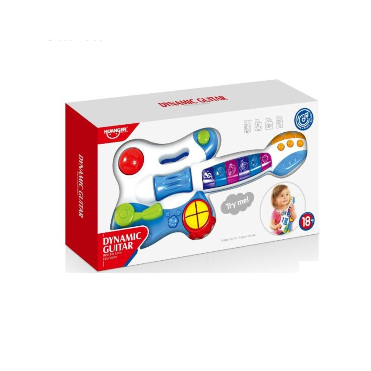 هوانجر لعبة جيتار أزرق مواليد تفاعلي HUANGER