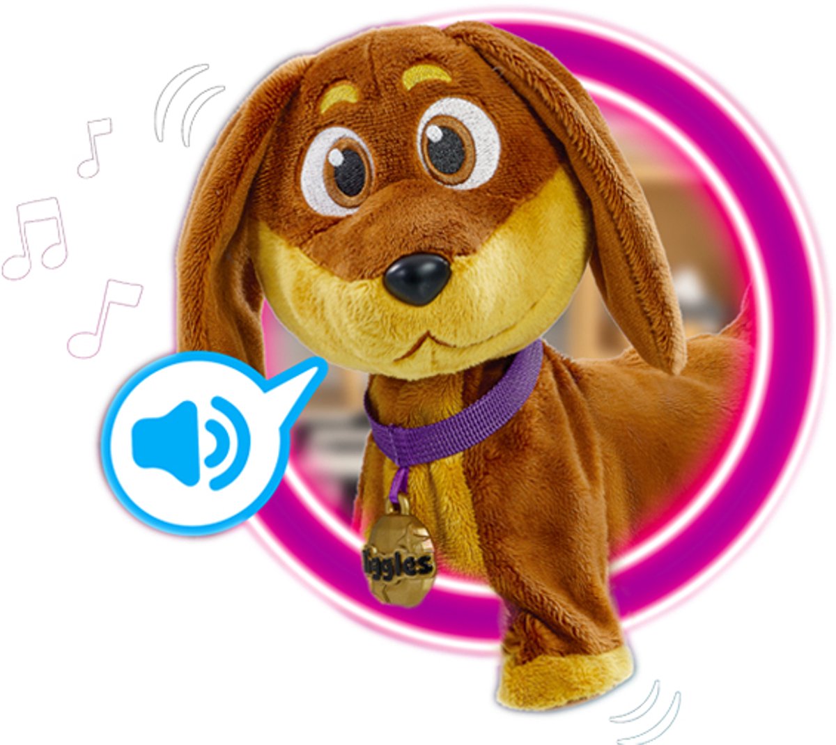 أنيماجيك الجرو ديجلز مجسمات الحيوانات Animagic