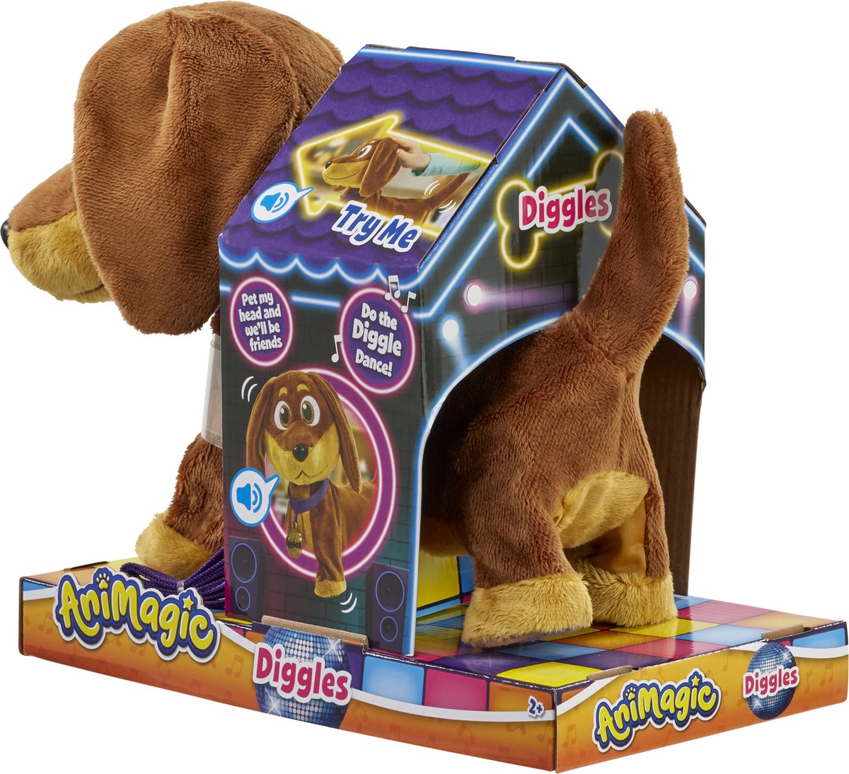 أنيماجيك الجرو ديجلز مجسمات الحيوانات Animagic