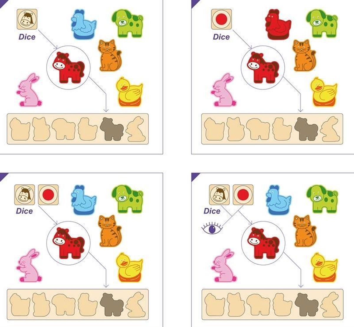 فيجا لعبة تطابق الحيوان العاب تعليمية VIGA