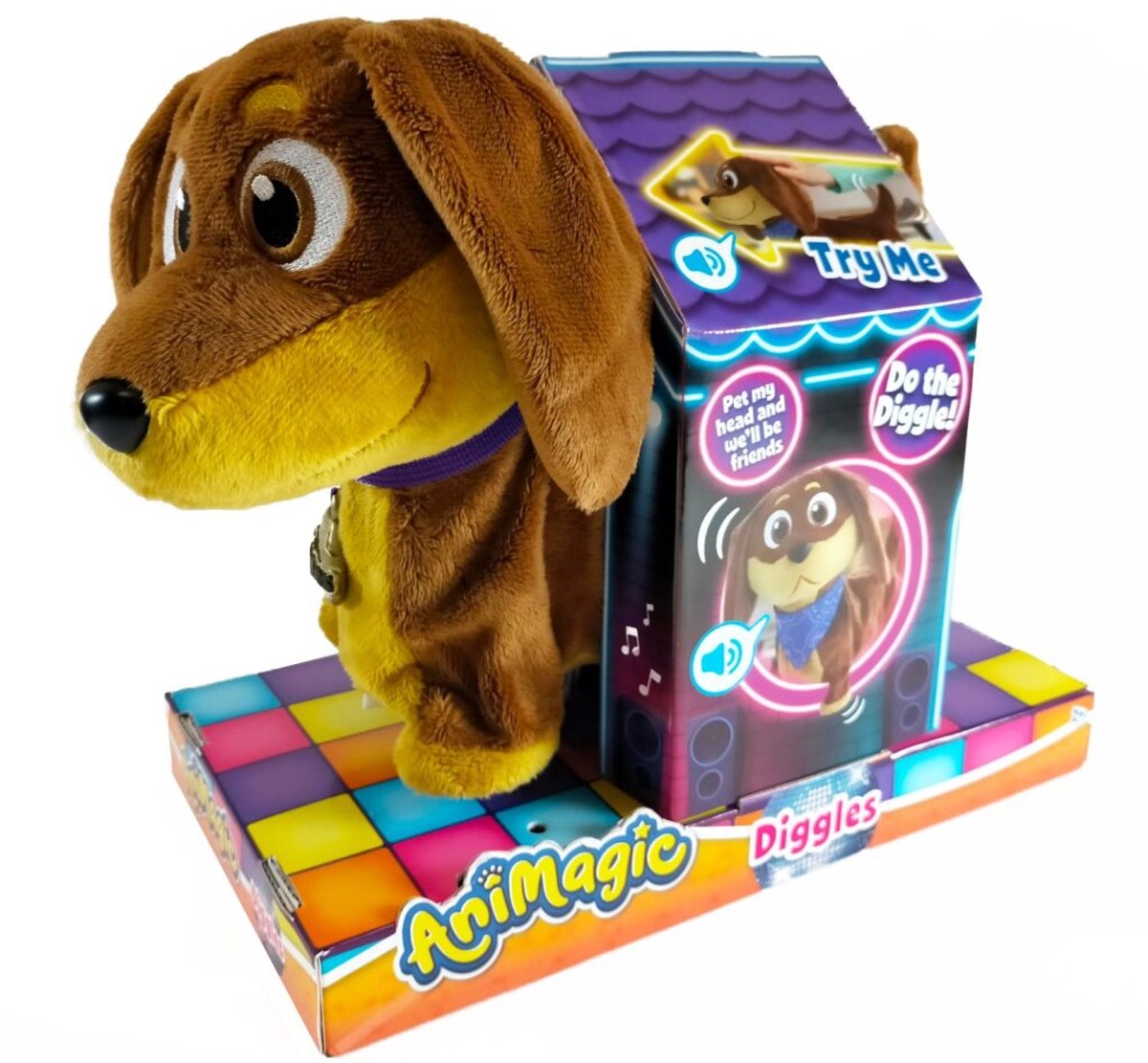 أنيماجيك الجرو ديجلز مجسمات الحيوانات Animagic