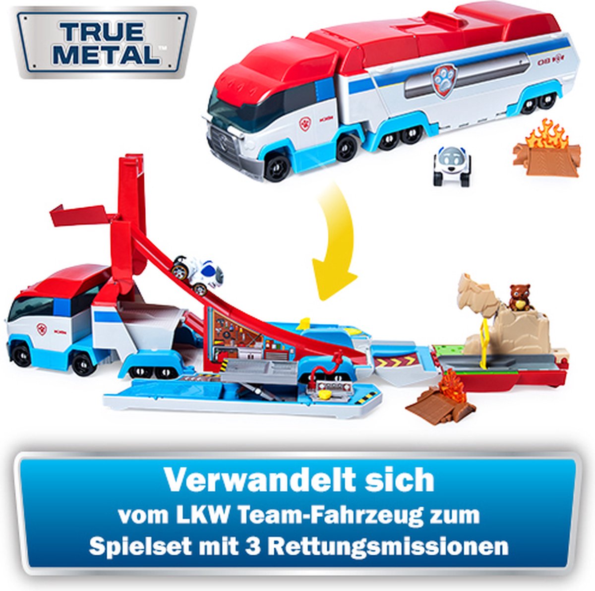 باو باترول شاحنة مركبات لانش ان هاول مركبات مع مسار Paw Patrol