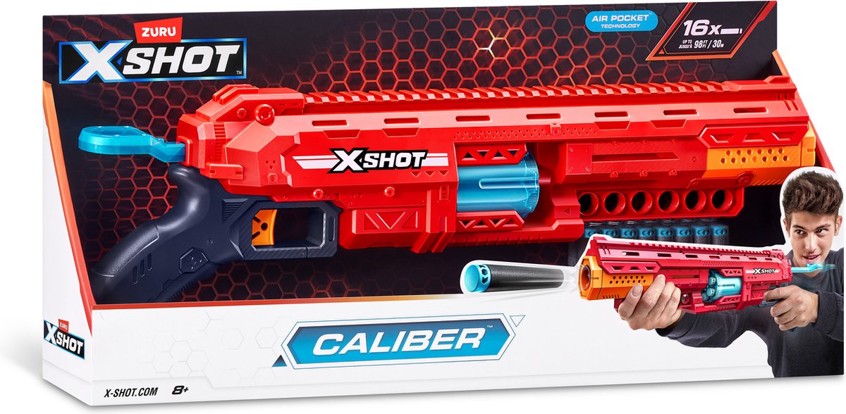 اكس شوت مسدس إكسل كاليبر بلاستر مسدسات مطاطية Zuru