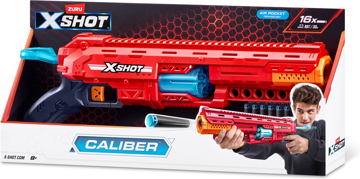 اكس شوت مسدس إكسل كاليبر بلاستر مسدسات مطاطية Zuru