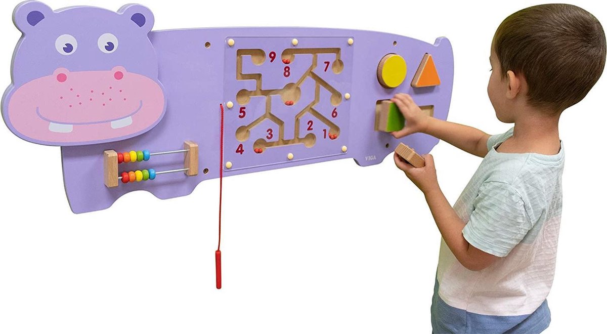 فيجا لعبة حائط فرس النهر مواليد تفاعلي VIGA