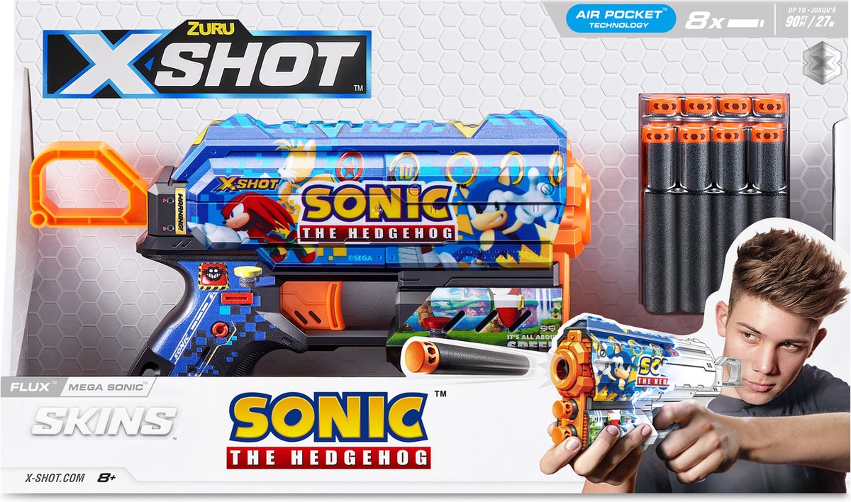 اكس شوت مسدس ميجا سونيك مسدسات مطاطية Zuru