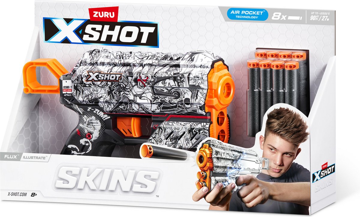 إكس شوت مسدس إكس شوت مسدسات مطاطية Zuru