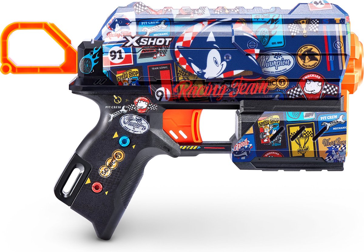 اكس شوت مسدس سكينز فلوكس سونيك مسدسات مطاطية Zuru
