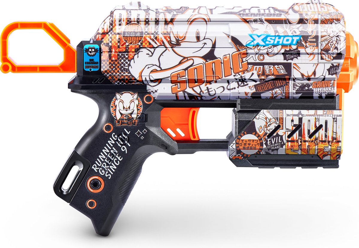 اكس شوت مسدس سكينز فلوكس سونيك مسدسات مطاطية Zuru