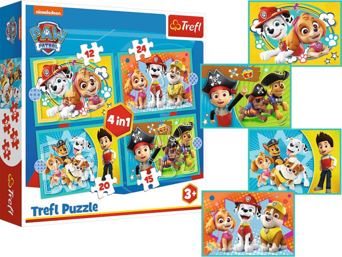 بزل باو بترول 4 في 1 العاب البزل Trefl