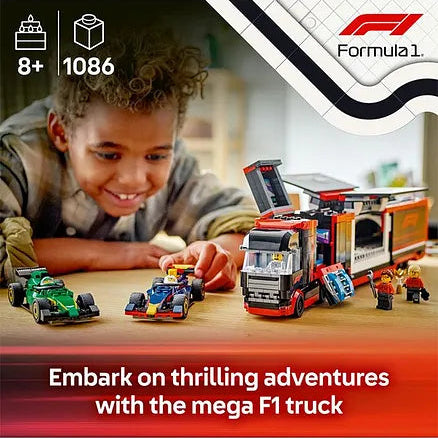 ليجو 60445 سيتي ناقل سيارات السباق مكعبات التركيب LEGO