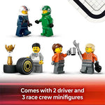 ليجو 60445 سيتي ناقل سيارات السباق مكعبات التركيب LEGO
