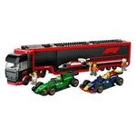 ليجو 60445 سيتي ناقل سيارات السباق مكعبات التركيب LEGO