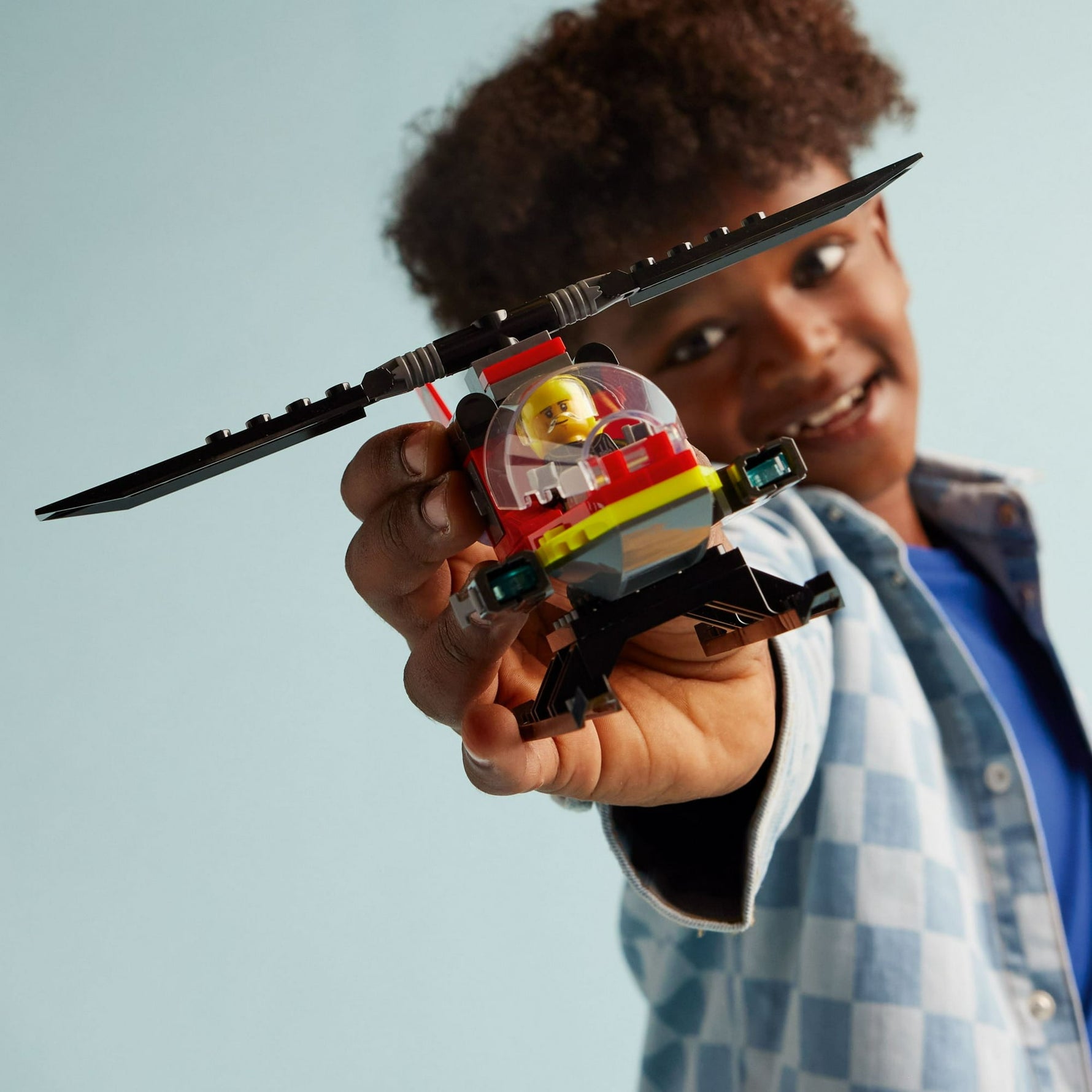 ليجو 60411 سيتي مروحية الإنقاذ مكعبات التركيب LEGO