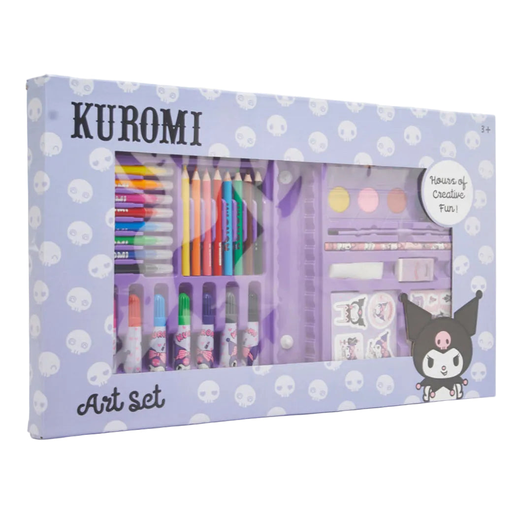 كورومي مجموعة ألوان فنية مكونة من 52 قطعة رسم و تلوين Kuromi