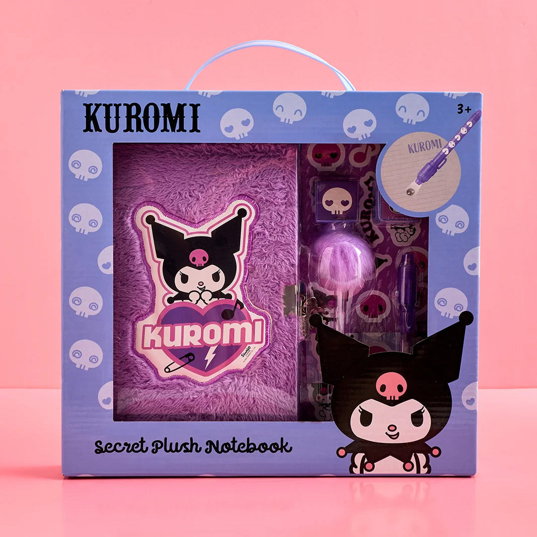 كورومي دفتر ملاحظات سري لون وردي أدوات مدرسية Kuromi
