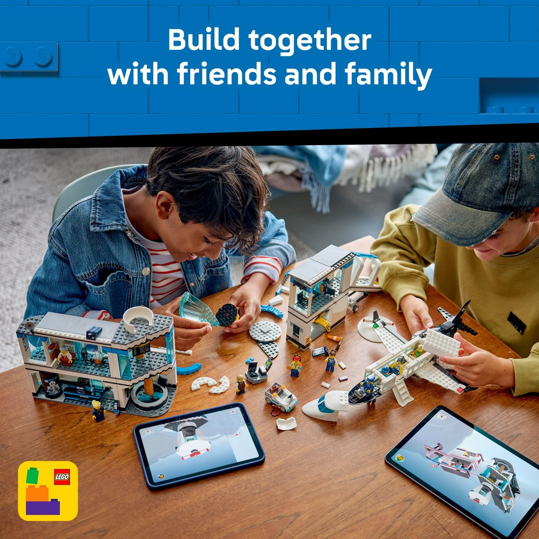 ليجو 60502 سيتي مطار به طائرة مكعبات التركيب LEGO