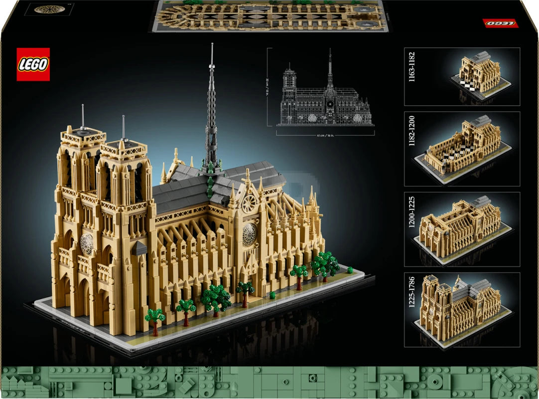 ليجو مكعبات بناء نوتردام باريس مكعبات التركيب LEGO