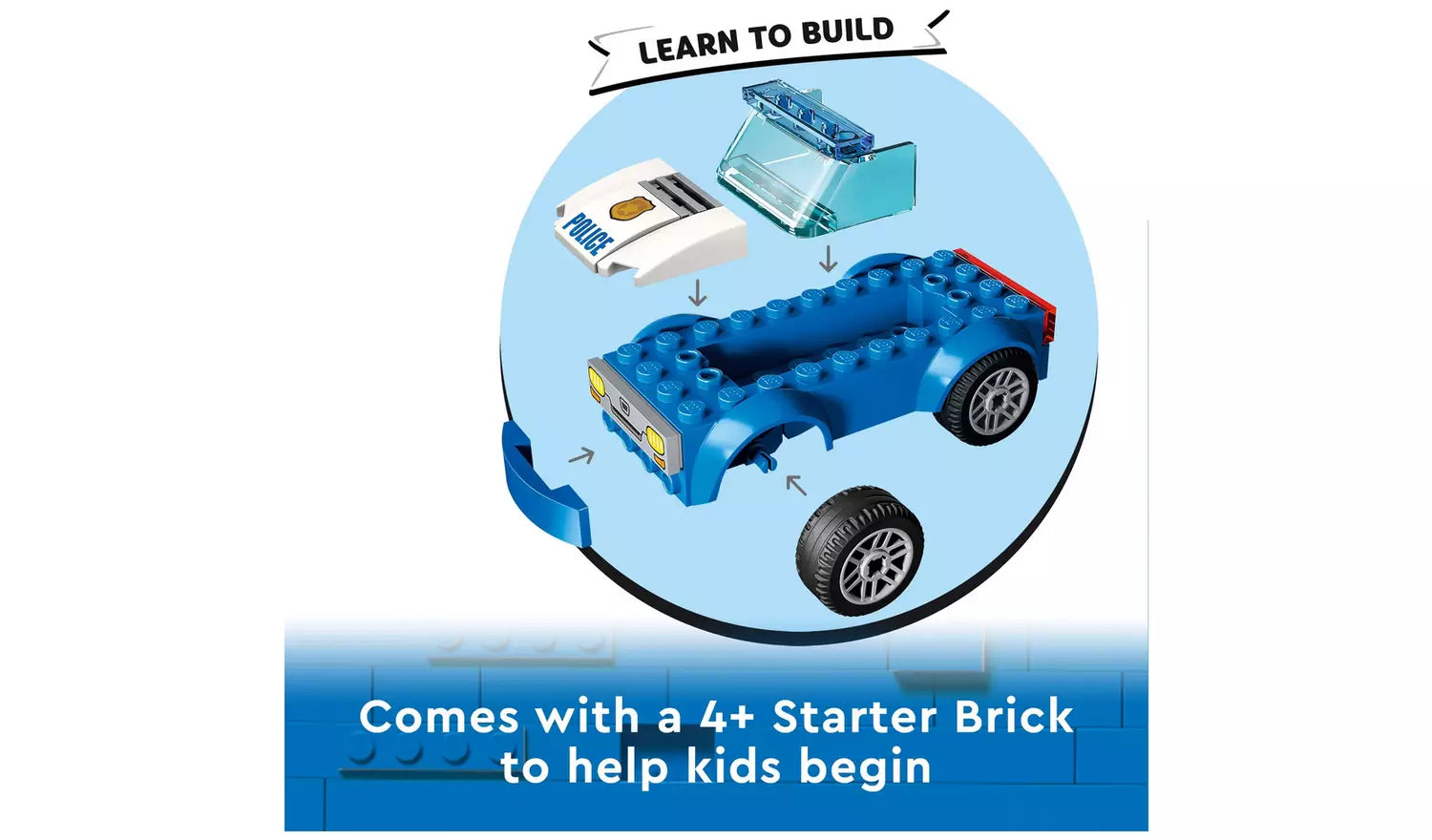ليجو سيتي مطاردة قسم الشرطة مكعبات التركيب LEGO