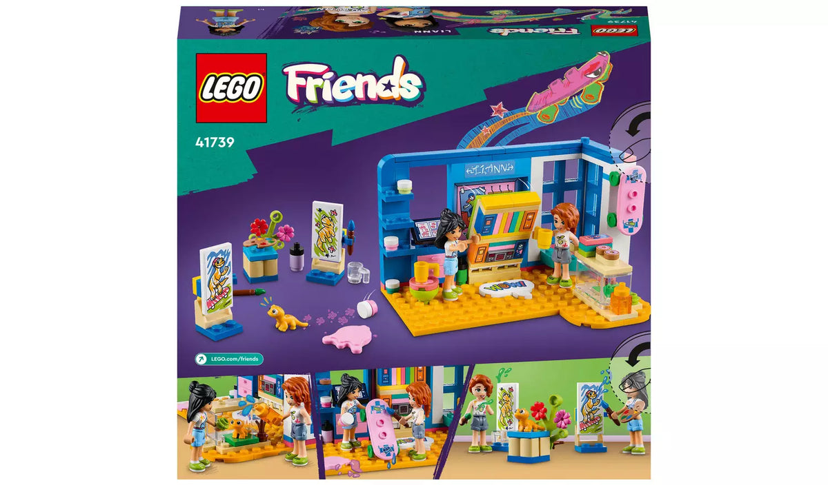 ليجو فريندز لعبة بناء غرفة ليان مكعبات التركيب LEGO