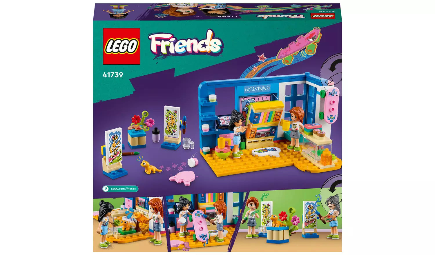 ليجو فريندز لعبة بناء غرفة ليان مكعبات التركيب LEGO