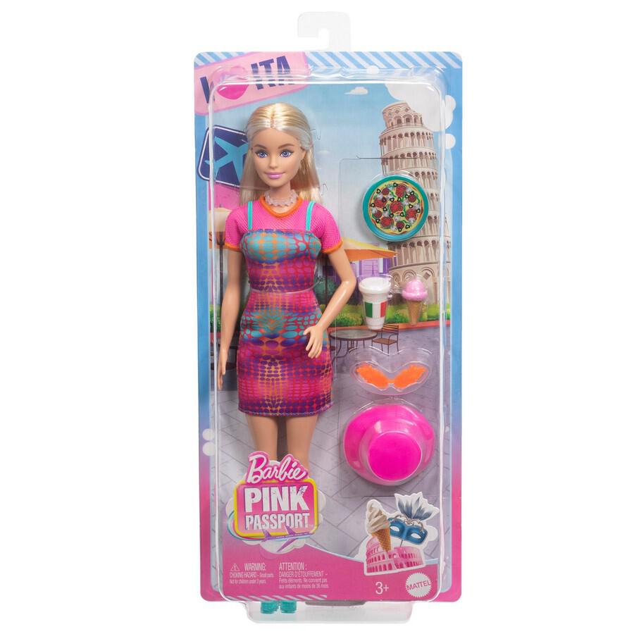 باربي دمية سفر إيطاليا دمية مع اكسسوارات Barbie