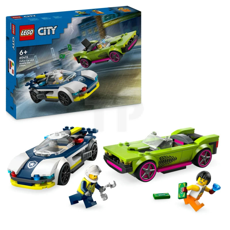 ليجو مطاردة سيارة الشرطة مكعبات التركيب LEGO