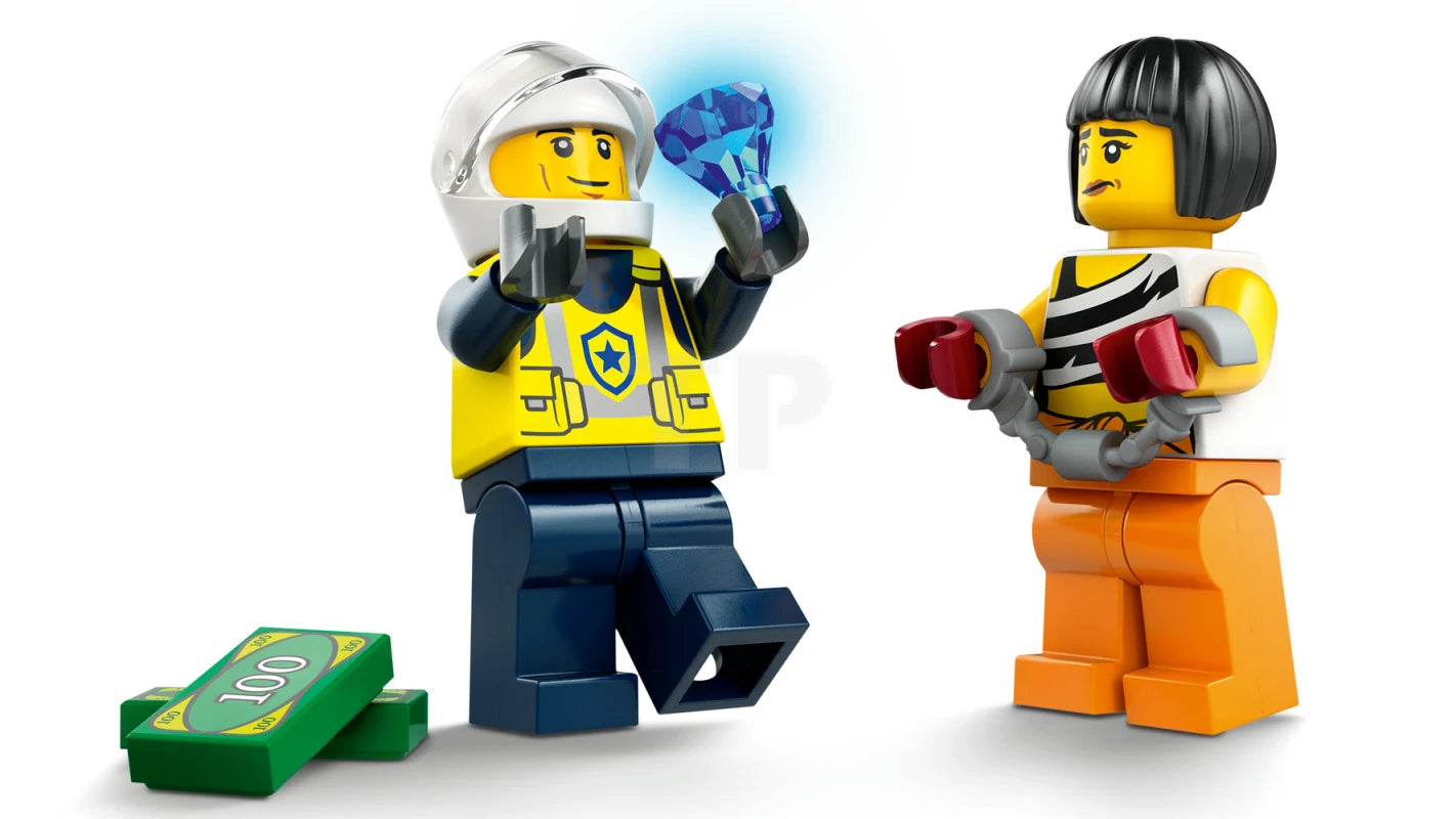 ليجو مطاردة سيارة الشرطة مكعبات التركيب LEGO