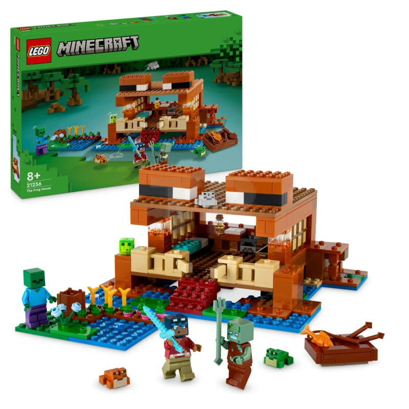 ليجو 21256 ماين كرافت بيت الضفدع مكعبات التركيب LEGO