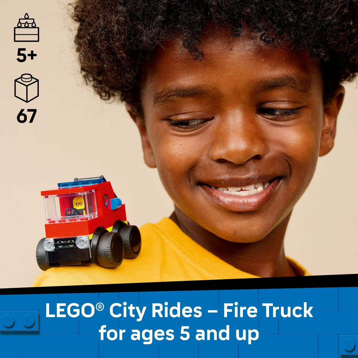 ليجو 60482 سيتي شاحنة الإطفاء مكعبات التركيب LEGO