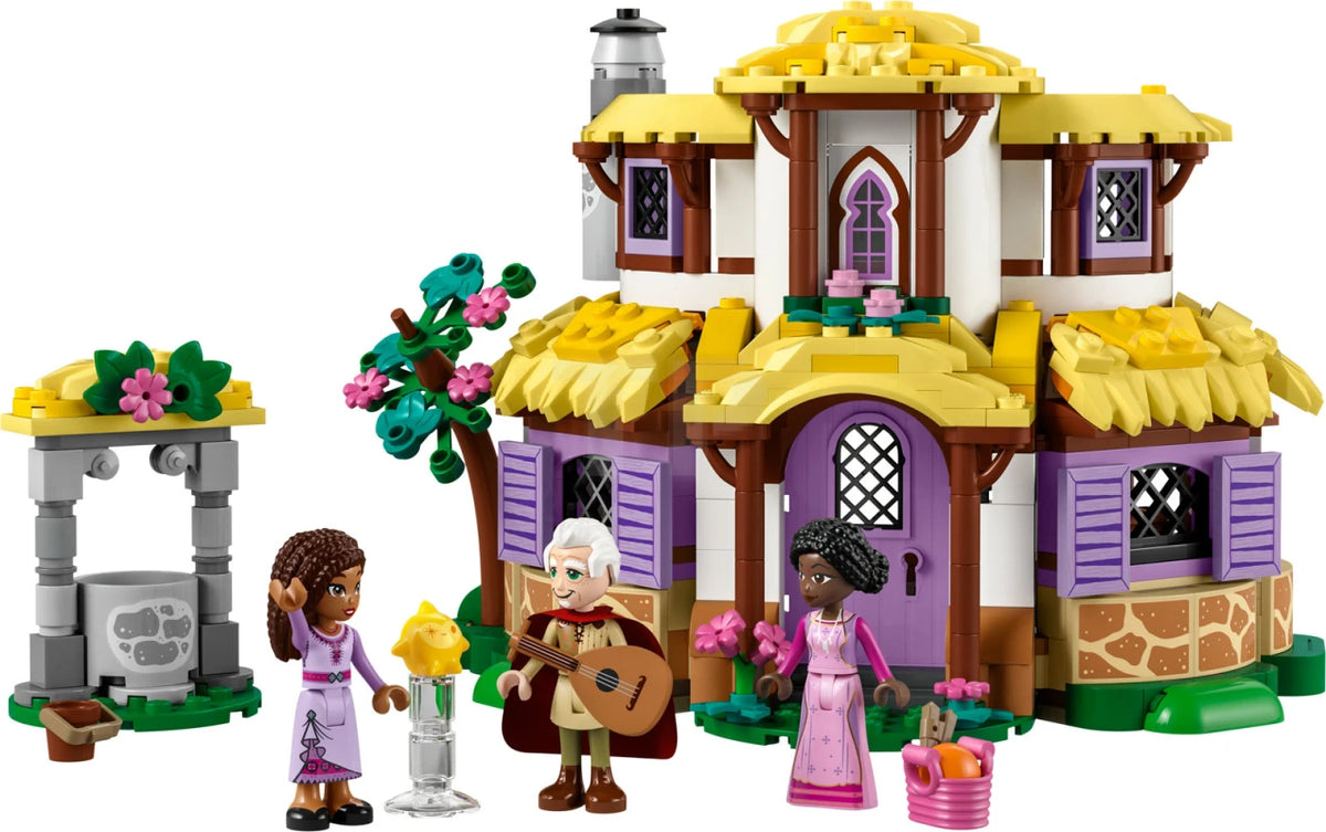 ليجو مكعبات بناء كوخ آشا مكعبات التركيب LEGO