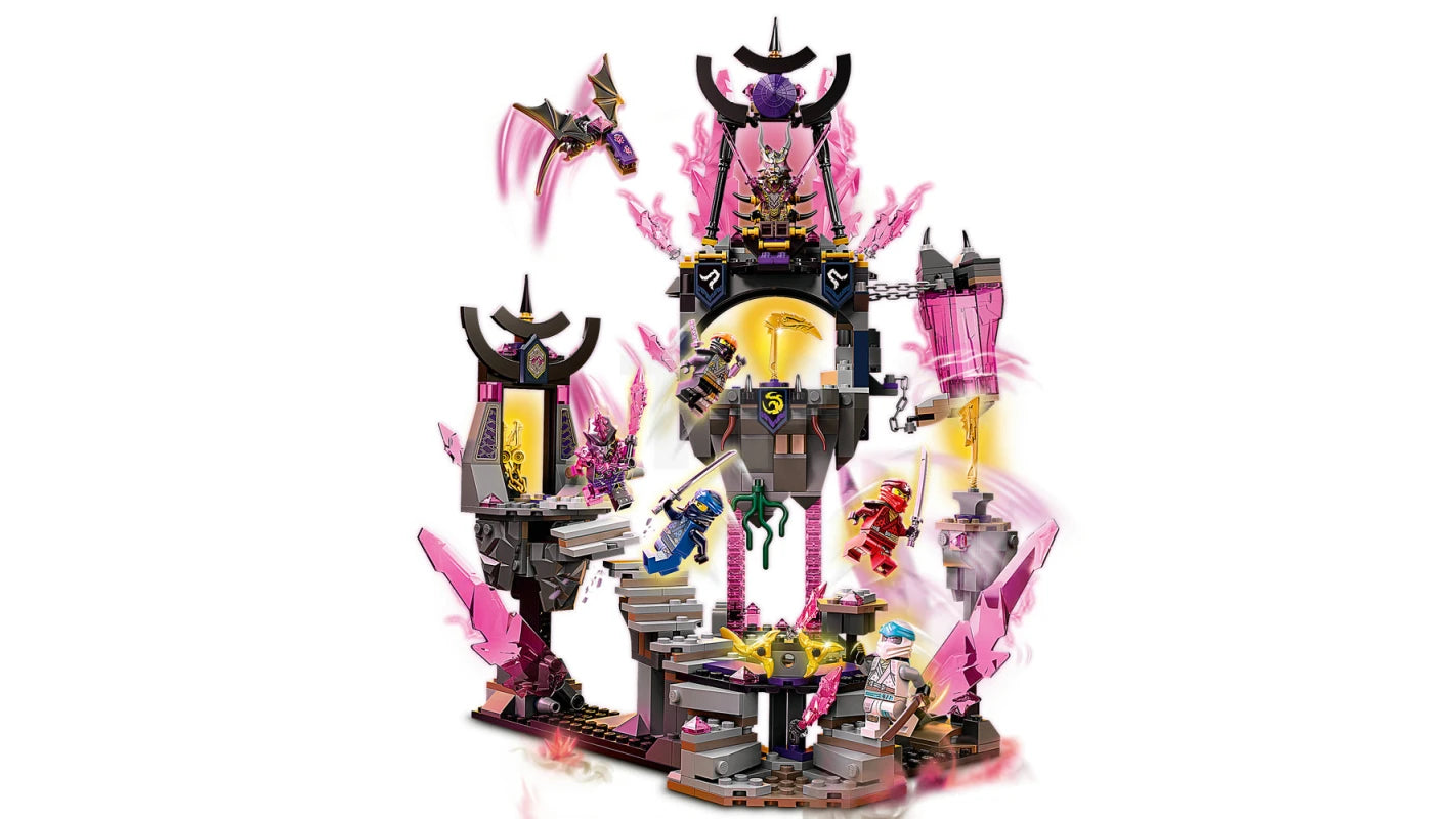 ليجو مكعبات بناء معبد الملك الكريستالي مكعبات التركيب LEGO