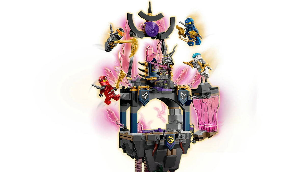 ليجو مكعبات بناء معبد الملك الكريستالي مكعبات التركيب LEGO