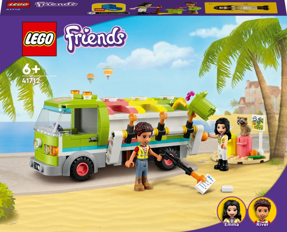 ليجو مكعبات بناء شاحنة إعادة التدوير مكعبات التركيب LEGO