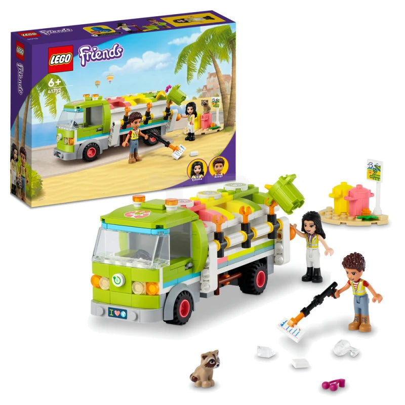 ليجو مكعبات بناء شاحنة إعادة التدوير مكعبات التركيب LEGO