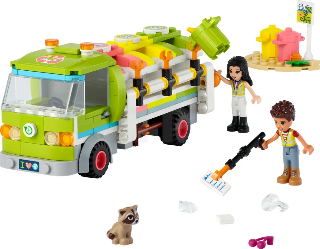 ليجو مكعبات بناء شاحنة إعادة التدوير مكعبات التركيب LEGO