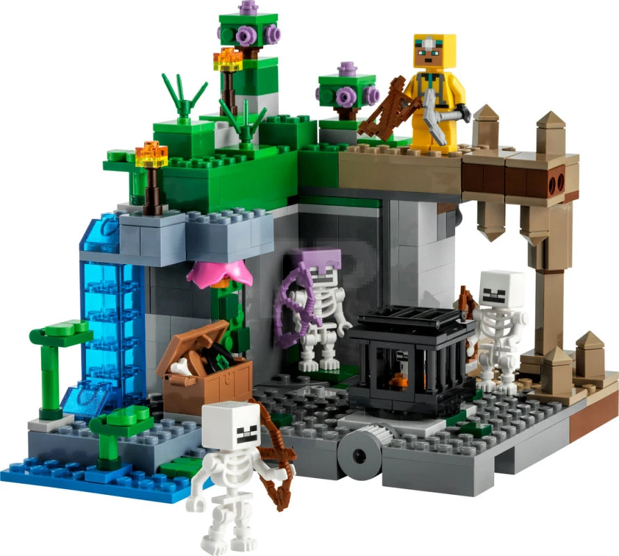 ليجو مكعبات بناء زنزانة الهيكل العظمي مكعبات التركيب LEGO