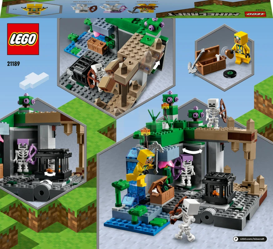 ليجو مكعبات بناء زنزانة الهيكل العظمي مكعبات التركيب LEGO