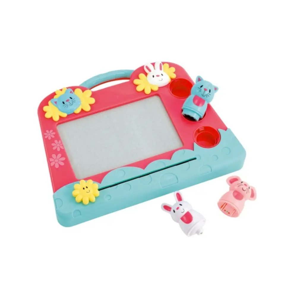 التعليم المبكر سبوره الكتابة الاولى وردي مع قلم سبورة ELC