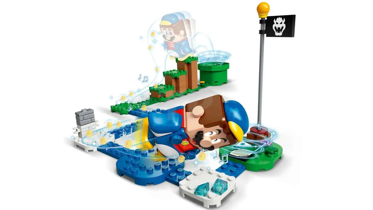 ليجو سوبر ماريو مجموعة سوبر ماريو بزي البطريق مكعبات التركيب LEGO