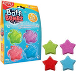 زيمبلي كيدز لعبة باف بومبز ستار للاطفال 4 قطع فقاعات الماء والصابون Zimpli Kids