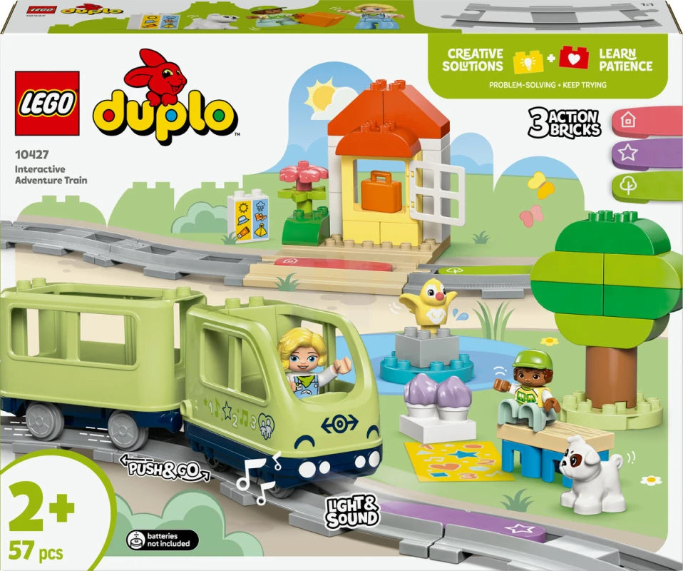 ليجو قطار المغامرة التفاعلي مكعبات التركيب LEGO