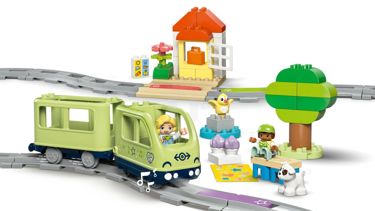 ليجو قطار المغامرة التفاعلي مكعبات التركيب LEGO