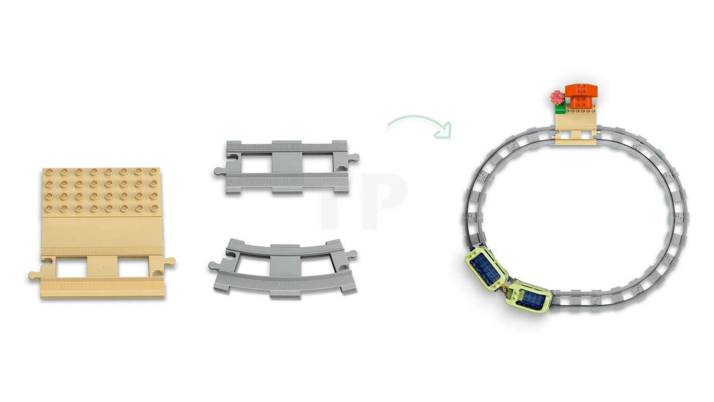 ليجو قطار المغامرة التفاعلي مكعبات التركيب LEGO