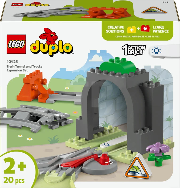 ليجو نفق القطار ومساراته مكعبات التركيب LEGO