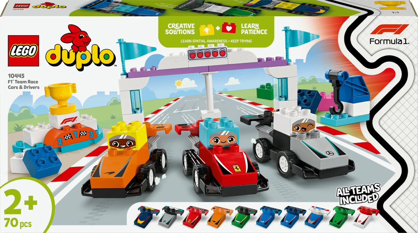 ليجو سيارات سباق الفريق والسائقين مكعبات التركيب LEGO