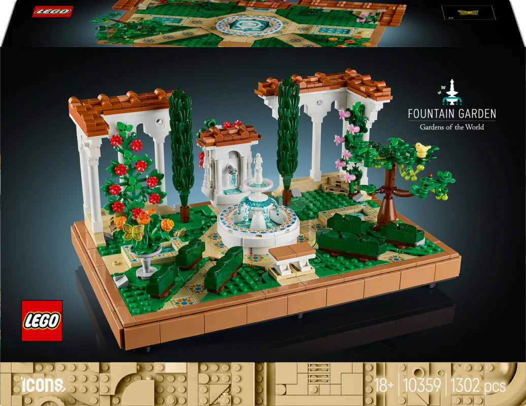 ليجو 10359 ايكونز حديقة النافورة مكعبات التركيب LEGO