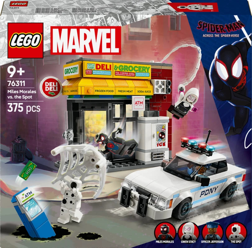 ليجو 76311 مارفل مايلز مورالز ضد سبوت مكعبات التركيب LEGO