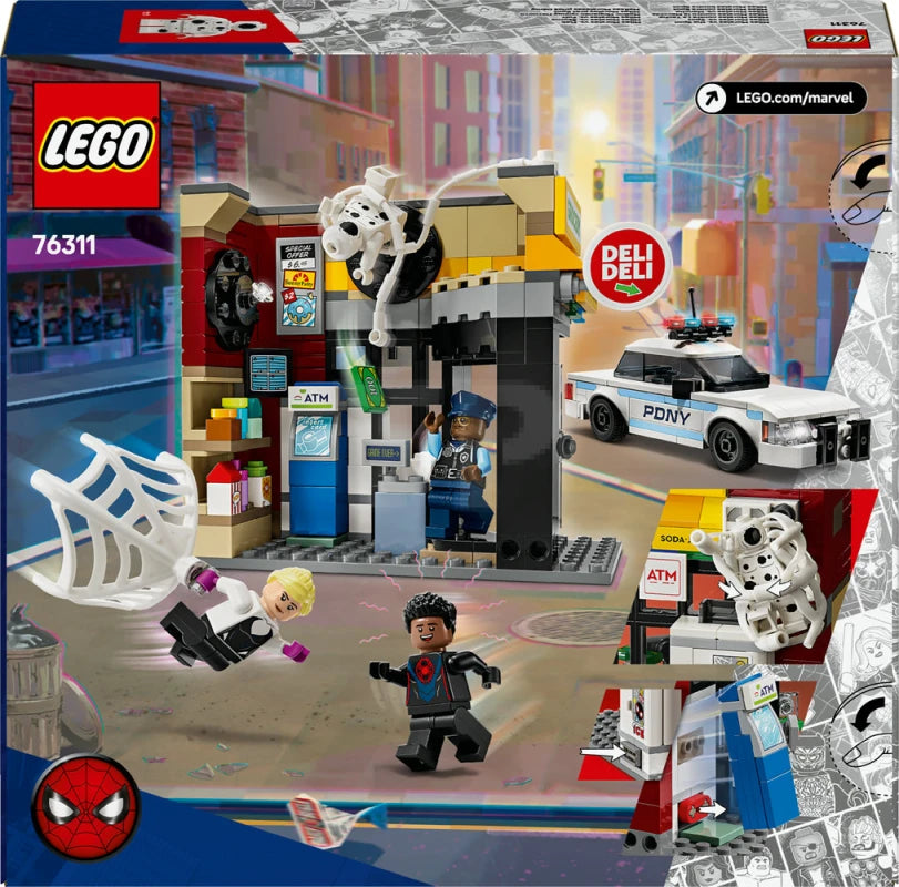 ليجو 76311 مارفل مايلز مورالز ضد سبوت مكعبات التركيب LEGO