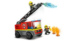 ليجو مكعبات بناء شاحنة إطفاء مع سلم مكعبات التركيب LEGO